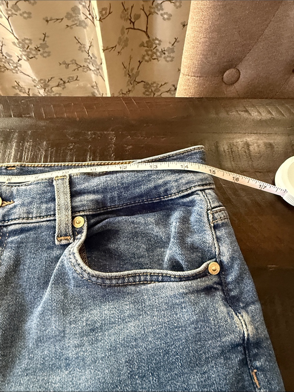7 For All Mankind High-Rise Denim Jeans in Blue